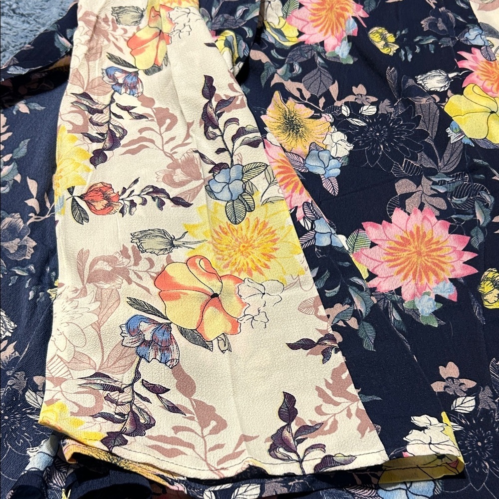Umgee cropped Floral Pants - Picture 9 of 9